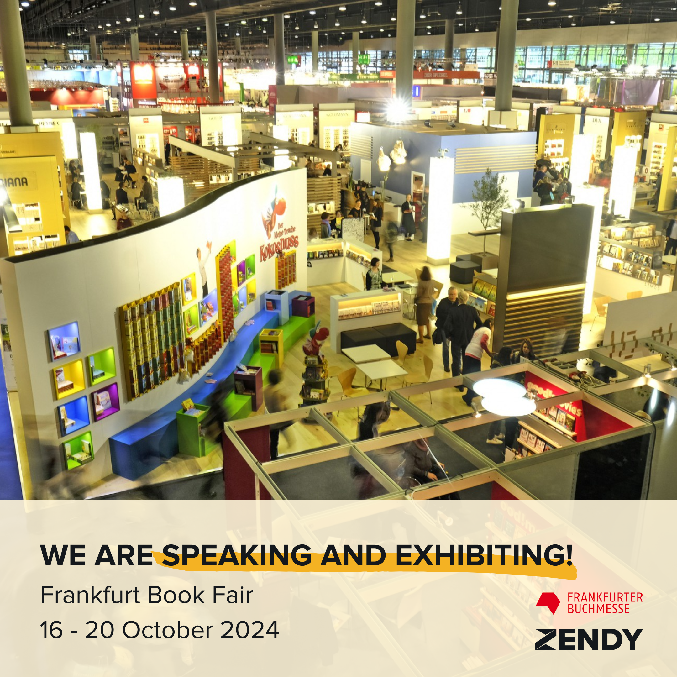 We Are Exhibiting and Speaking at Frankfurt Book Fair 2024 in Germany