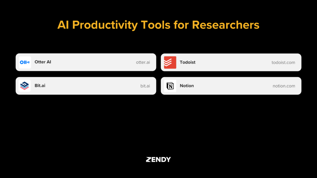 Best AI Productivity Tools for Students and Researchers