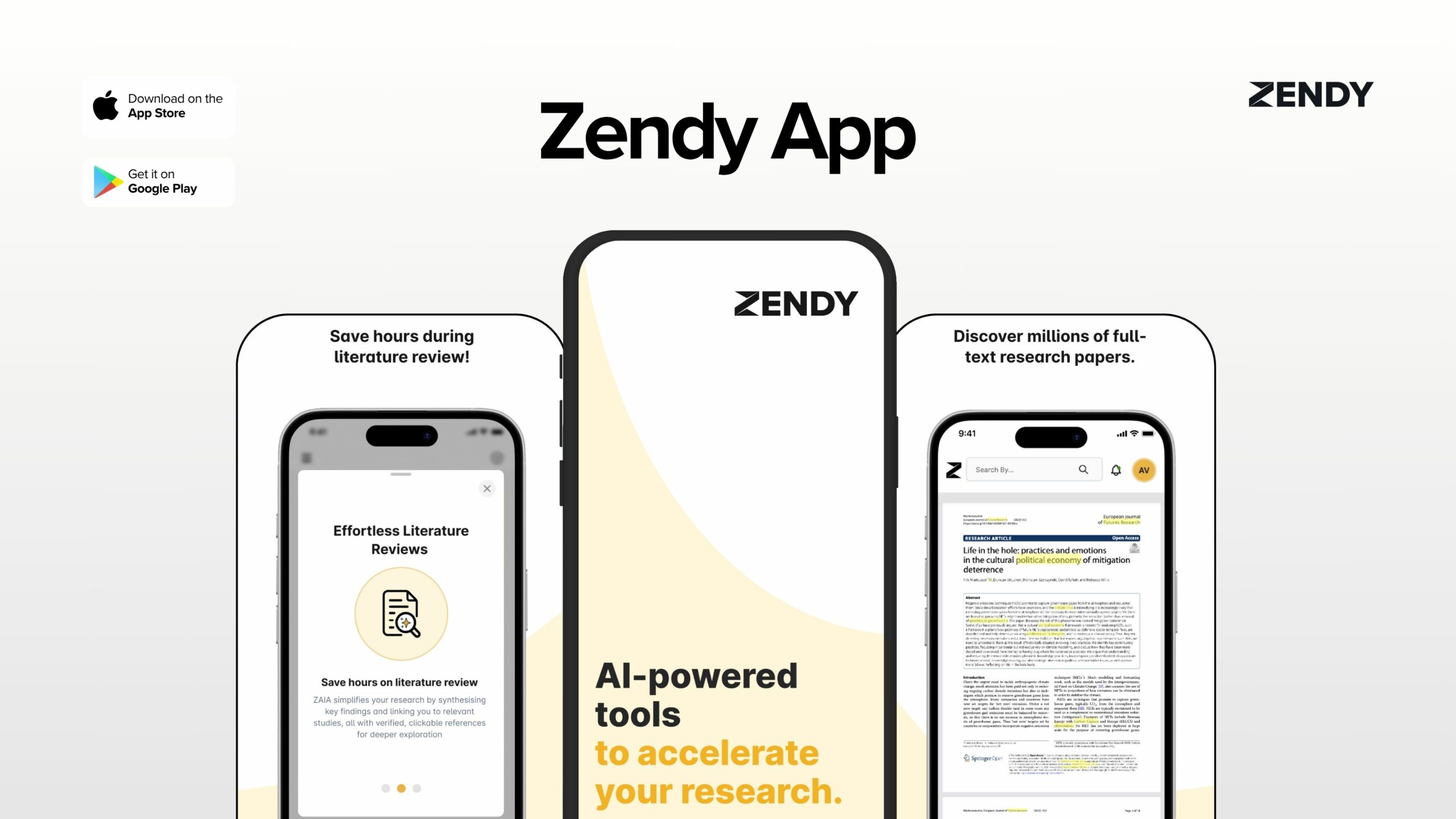 Introducing the Zendy App: Smarter Research in Your Pocket