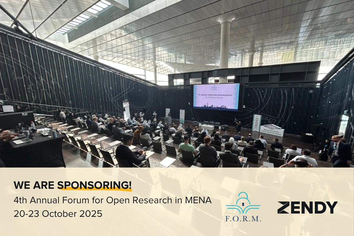 Zendy Sponsors the 4th Annual Forum for Open Research in MENA