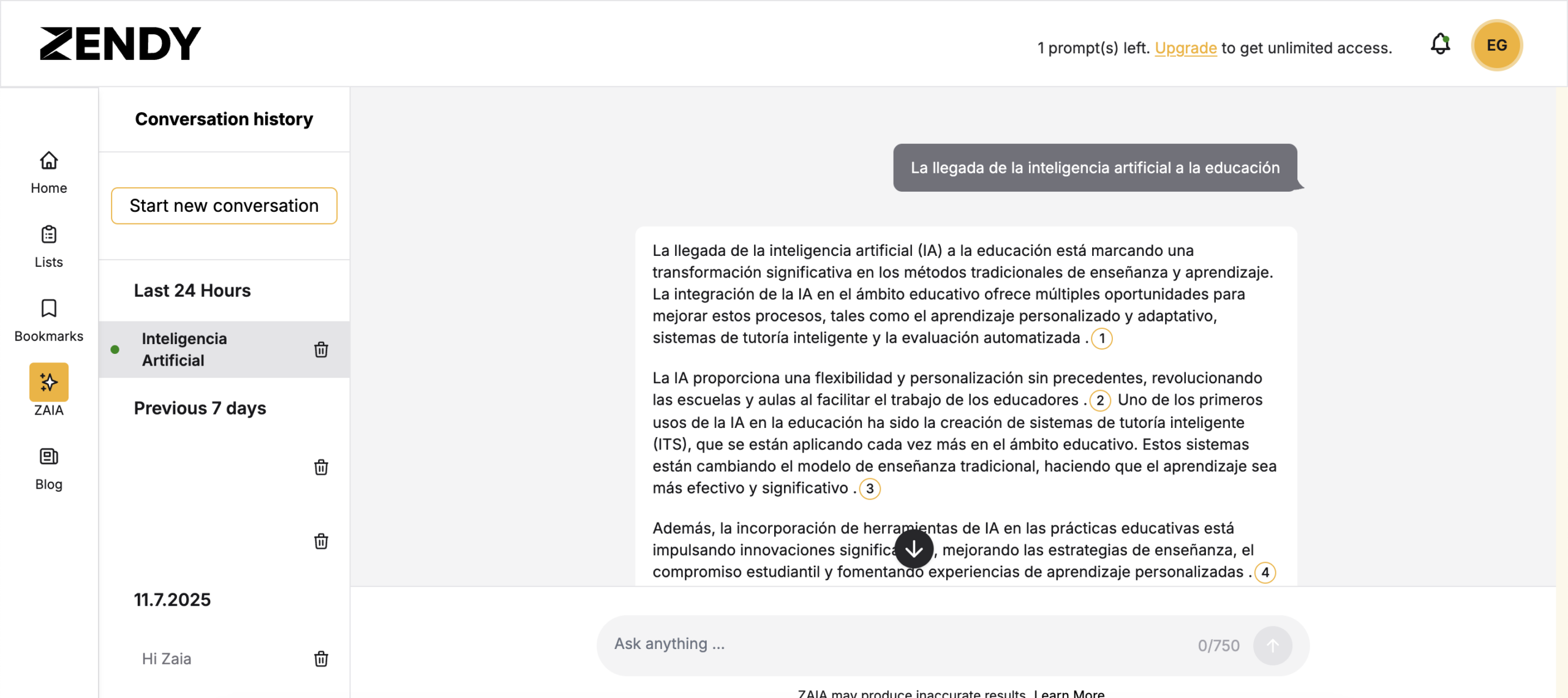 Zendy AI Assistant, ZAIA, Now Speaks Your Language
